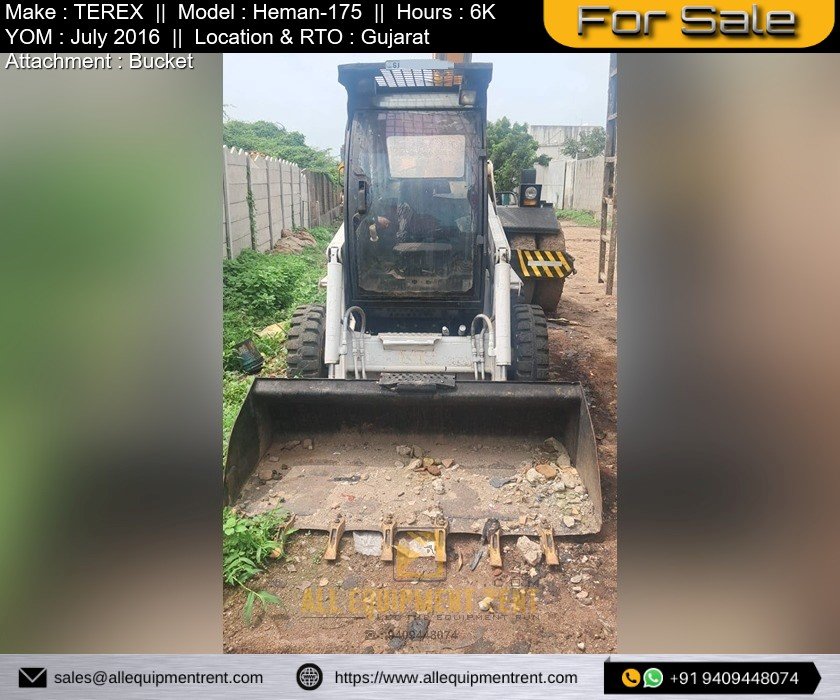 GJ Registered Skid Steer Loader Heman 175 working condition 2016 Model for Sale in Gujarat Image 2